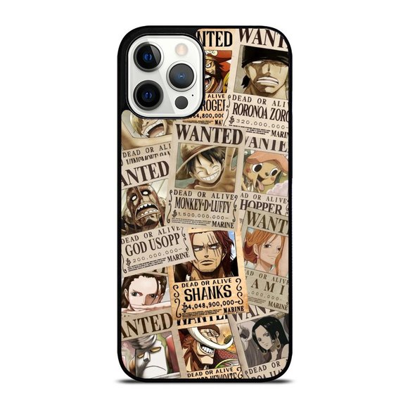 One Piece Straw Hat Pirates Wanted Poster iPhone Case - Picture 1 of 1
